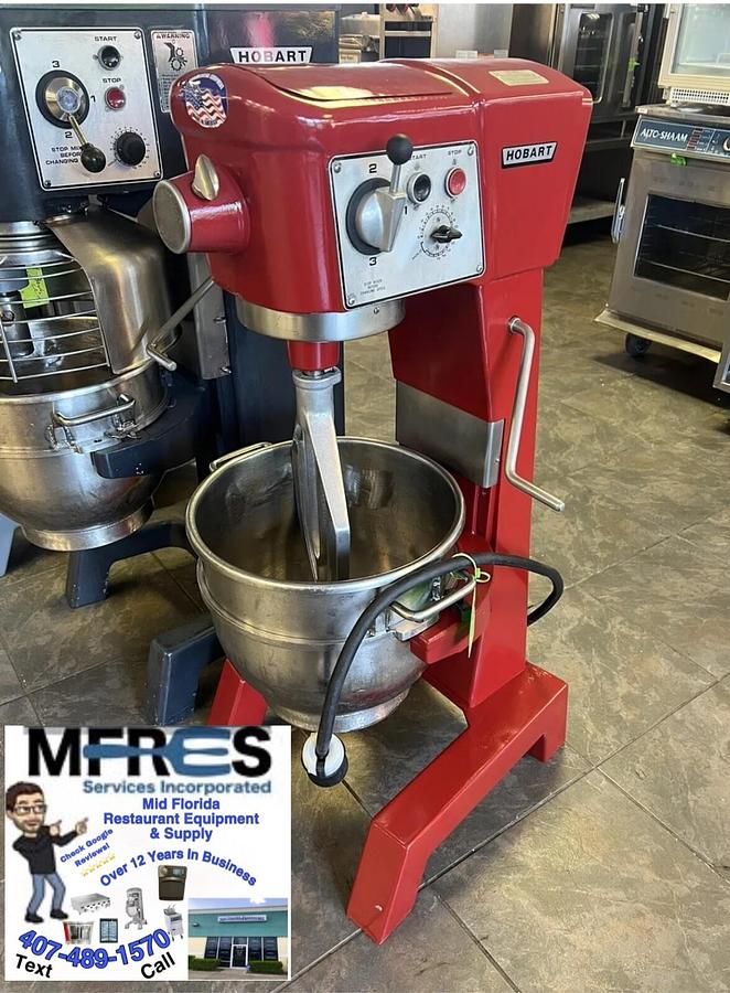 Used Hobart D300 30 Qt Mixer w/ Bowl, Paddle, & Hook 208v 3phase BEAUTIFUL SHAPE!