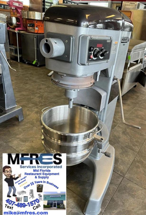 Used HOBART LEGACY HL300 30 Qt Mixer 3/4 HP 120V With Bowl & Whisk NICE SHAPE!