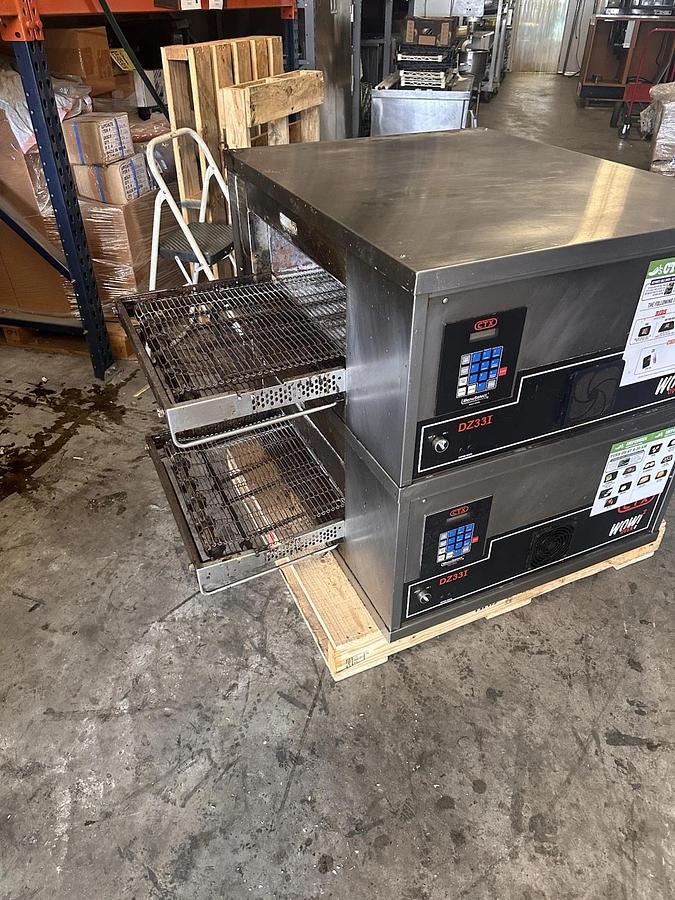 Refurbished 2019 Middleby Marshall CTX DZ33I Electric Pizza Conveyor Oven 208V 1/3 Phase