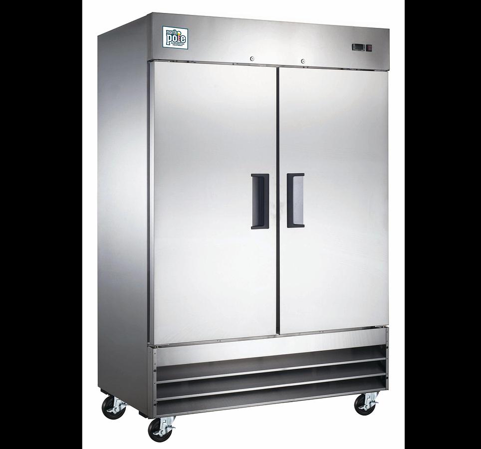 Elite Stainless Steel 2 Door Refrigerator