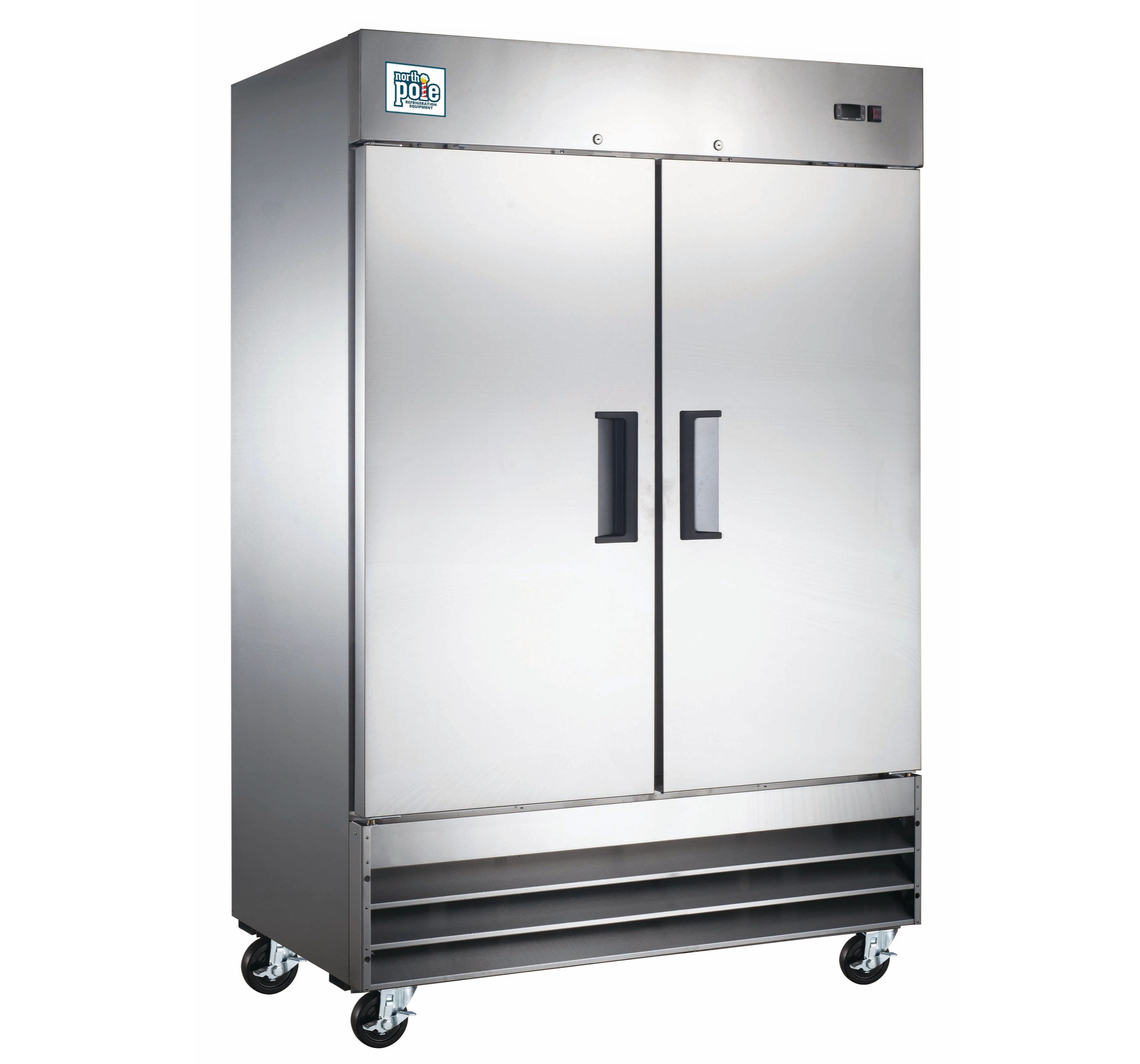 Elite Stainless Steel 2 Door Refrigerator