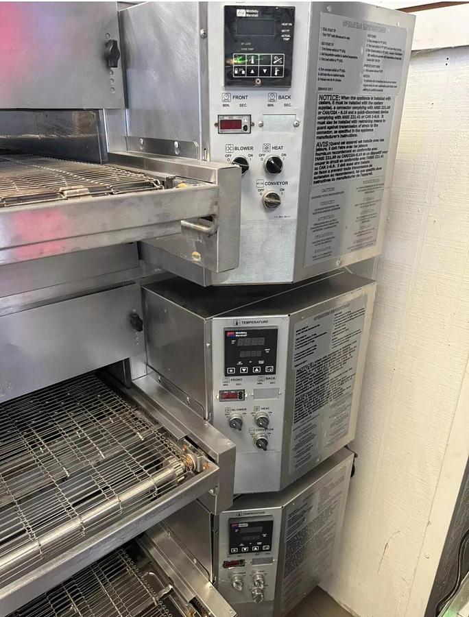 Refurbished 2017 Middleby Marshall PS536GS Triple Deck Conveyor Pizza Oven Nat Gas Nice!