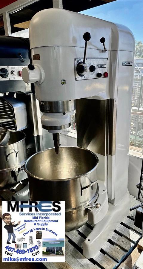Used HOBART 140 Qt Mixer V 140 5HP 200V 3 Phase With Bowl Included BEAUTIFUL SHAPE!