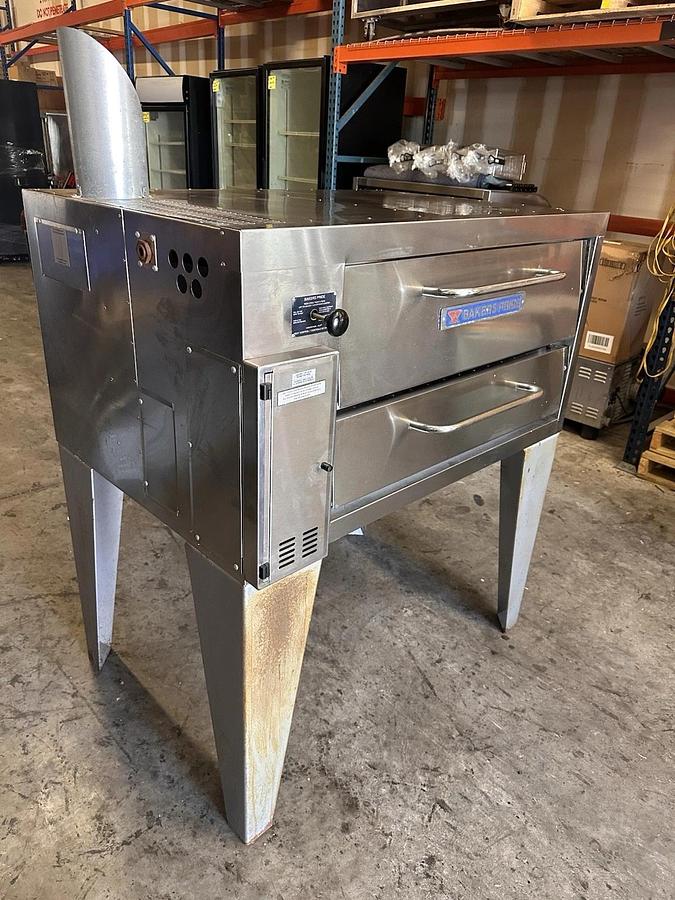 Used 2017 BAKERS PRIDE 151 Natural Gas Superdeck Pizza Oven BEAUTIFUL WORKING SHAPE!
