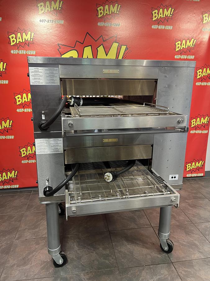 Used Middleby Marshall CTX Double Deck Conveyor Oven