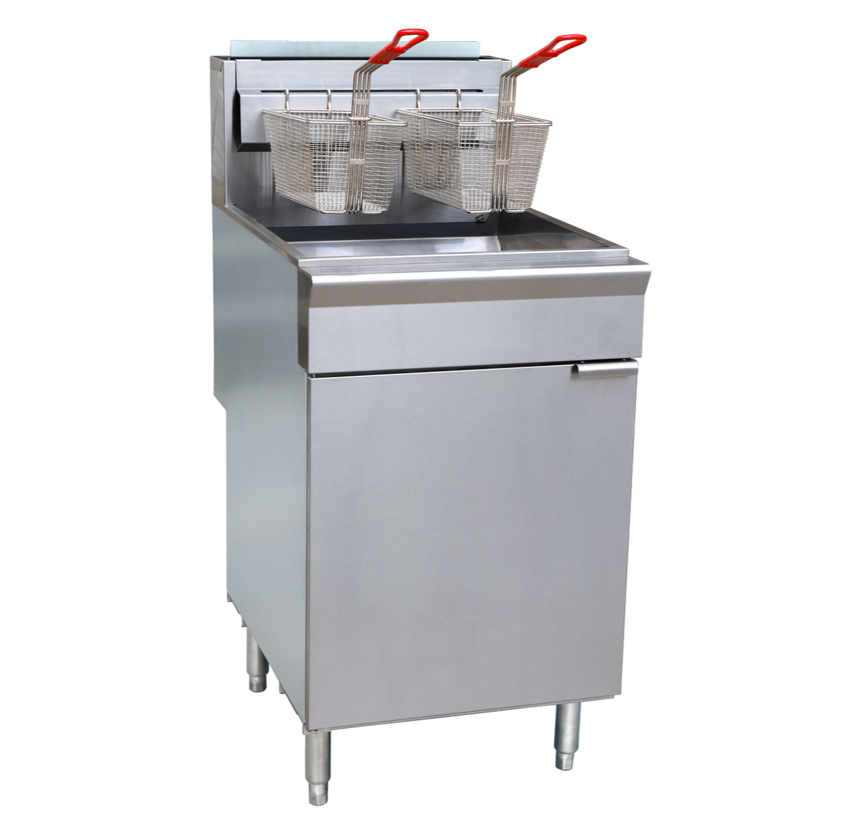 ELITE EDF-150N/P 65-70 Lb. Floor Fryer , 2 Baskets