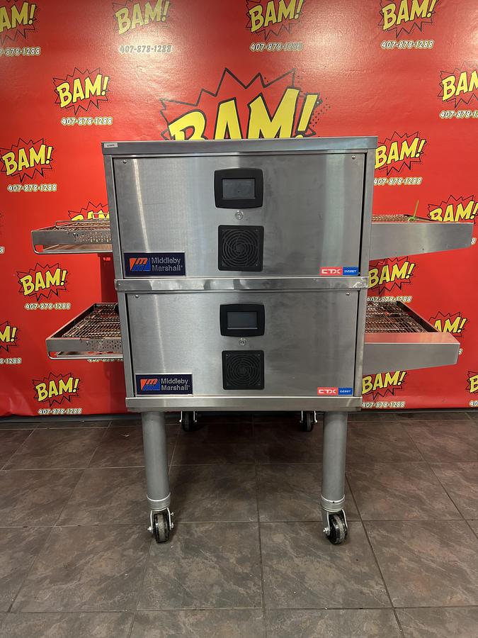Used Middleby Marshall CTX Double Deck Conveyor Oven
