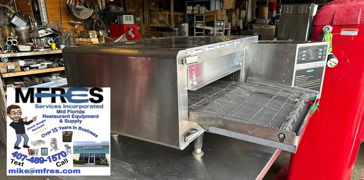 Refurbished TurboChef HHC2020 48" Electric Countertop Conveyor Oven - 208v/3ph Nice Shape!