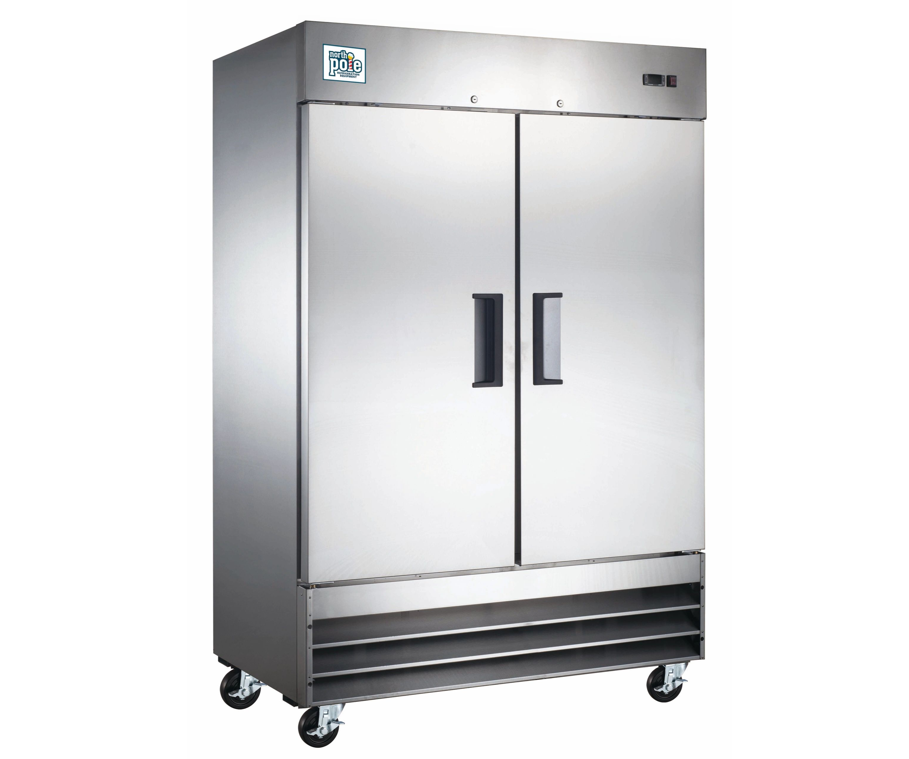 Elite Stainless Steel 2 Door Freezer