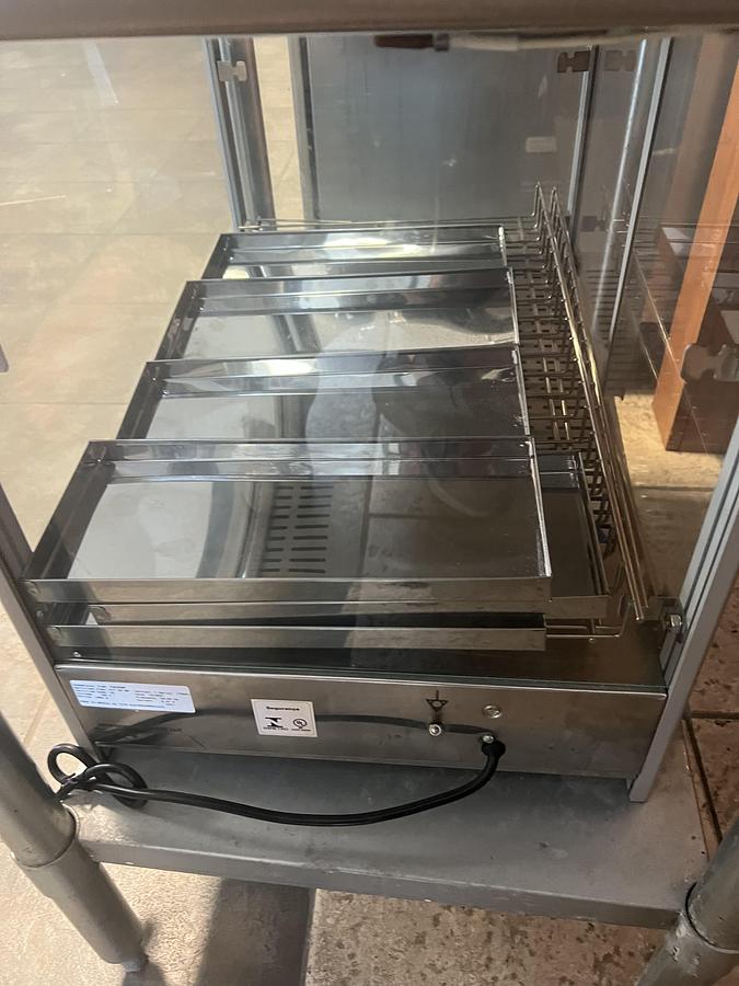 Skyfood Heated Countertop Display Case Hot Food Merchandiser 120V