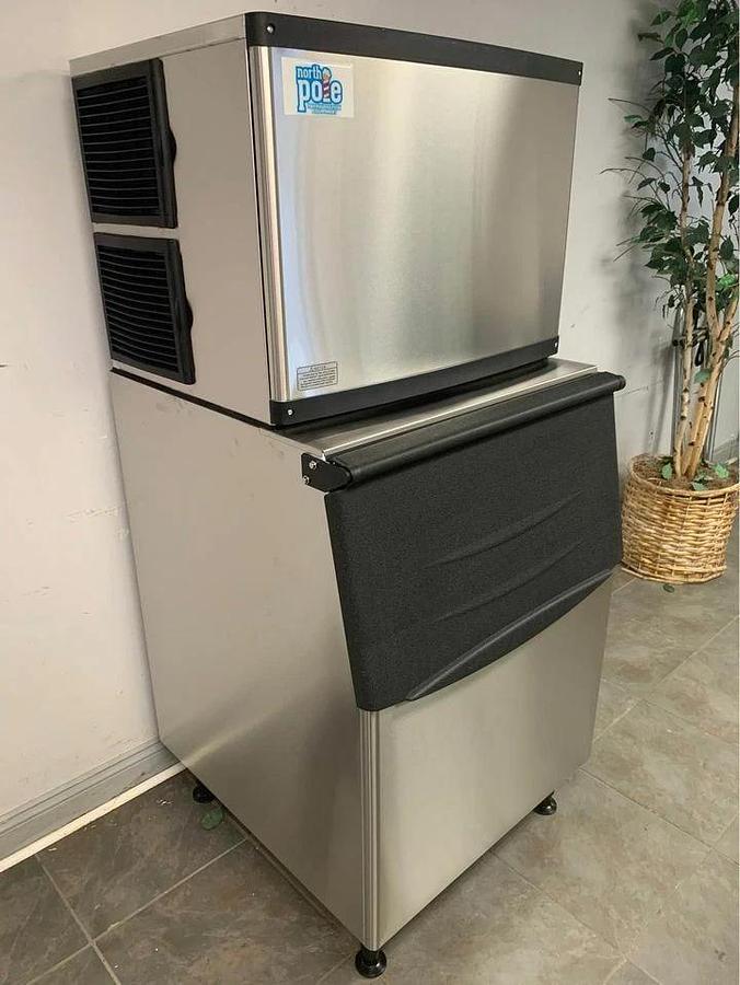 New Ice Machine 500lb with Stainless Steel Bin Air Cooled 115V