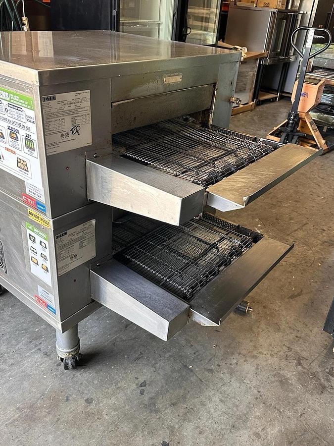 Refurbished 2022 Middleby Marshall CTX DZ33T Electric Pizza Conveyor Oven 208V 1/3 Phase