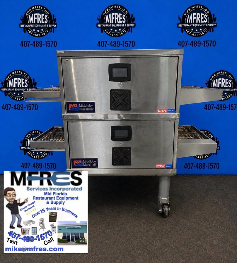 Refurbished Middleby Marshall CTX DZ33T Electric Pizza Conveyor Oven 208V 1/3 Phase