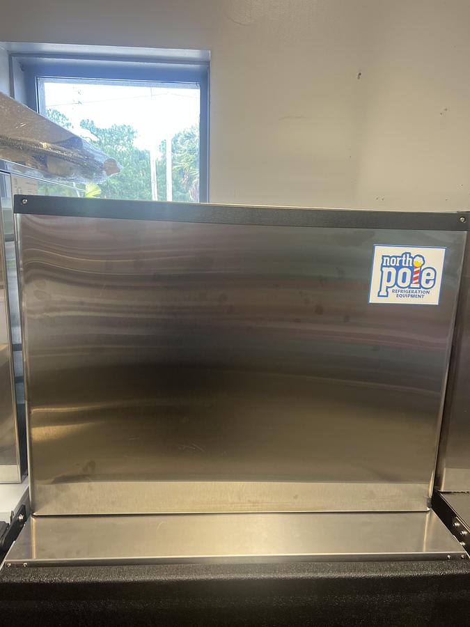 North Pole 500 lb Commercial Ice Machine Head – Air Cooled Ice Maker – Stainless Steel – 115V