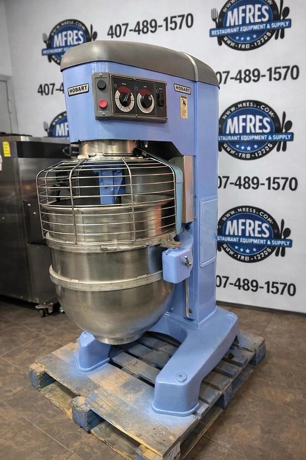 Used Hobart 140qt Legacy Mixer HL1400 Bowl &Hook Included 3 Phase NICE SHAPE!