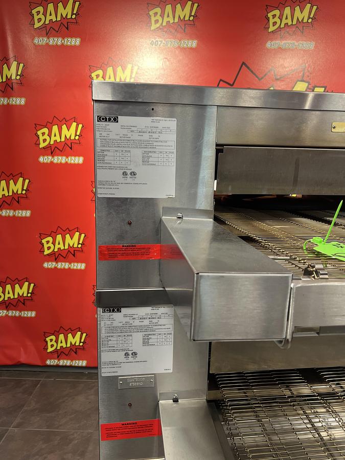 Used Middleby Marshall CTX Double Deck Conveyor Oven