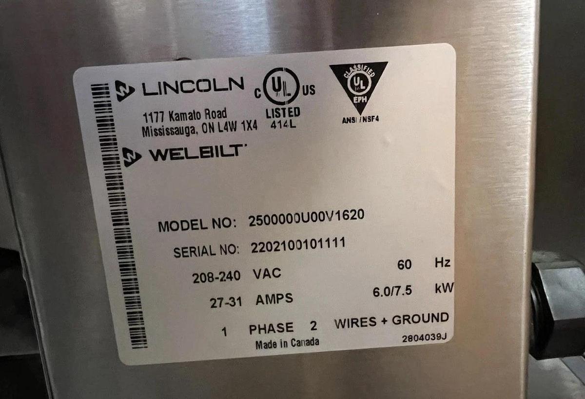 Used Lincoln V2500  31" Electric Countertop Ventless Impinger Conveyor Oven 208-240V