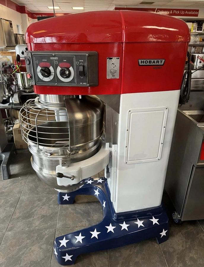 Used HOBART HL662 LEGACY 60QT MIXER INCLUDES BOWL & 3 ATTACHMENTS BEAUTIFUL SHAPE!
