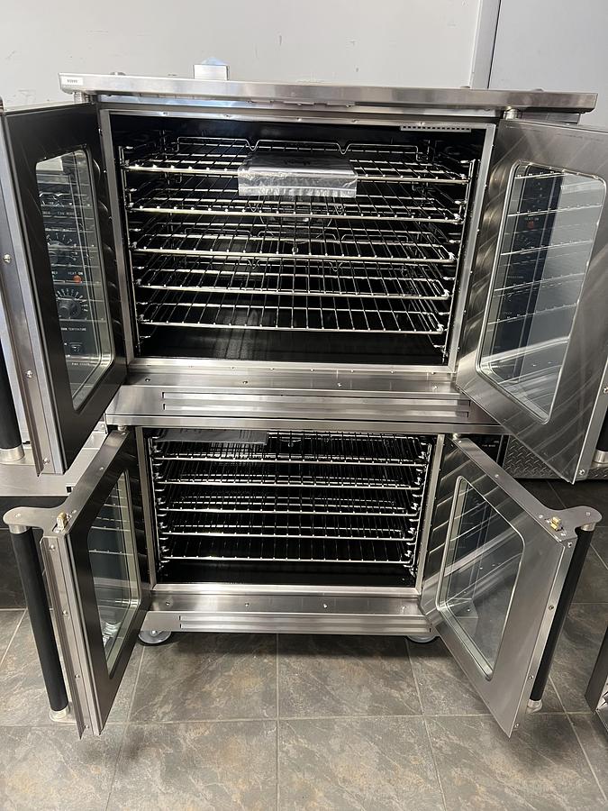 Electric Double Stack Commercial Convection Oven – Heavy-Duty Bakery & Restaurant Oven