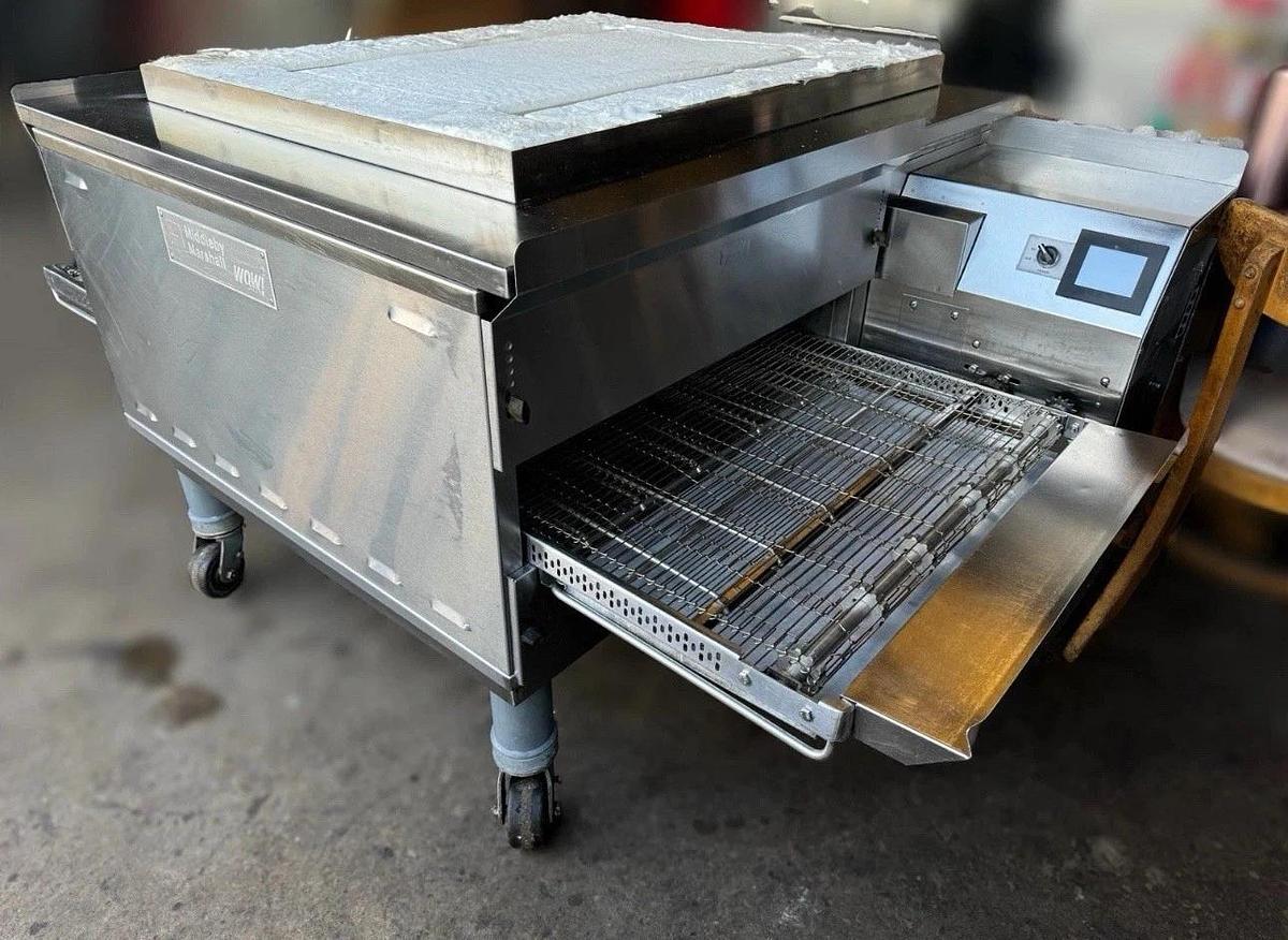 Refurbished 2022 Middleby Marshall PS638G-1 65" Gas Impingement Conveyor Oven - Natural Gas