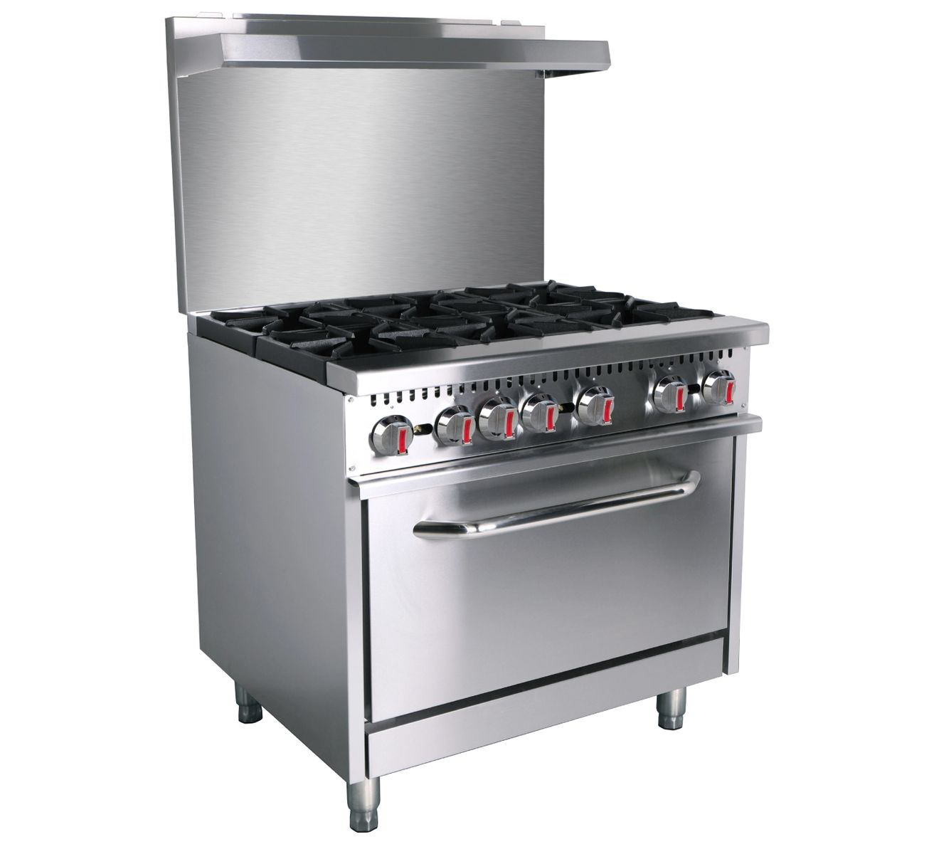 ELITE E6-N 36" 6-Burner Range with Oven | Natural Gas