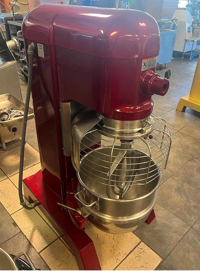 Used HOBART H600T 60 Qt Mixer 2HP 200V 3 Phase W/ New Bowl & Paddle BEAUTIFUL SHAPE!