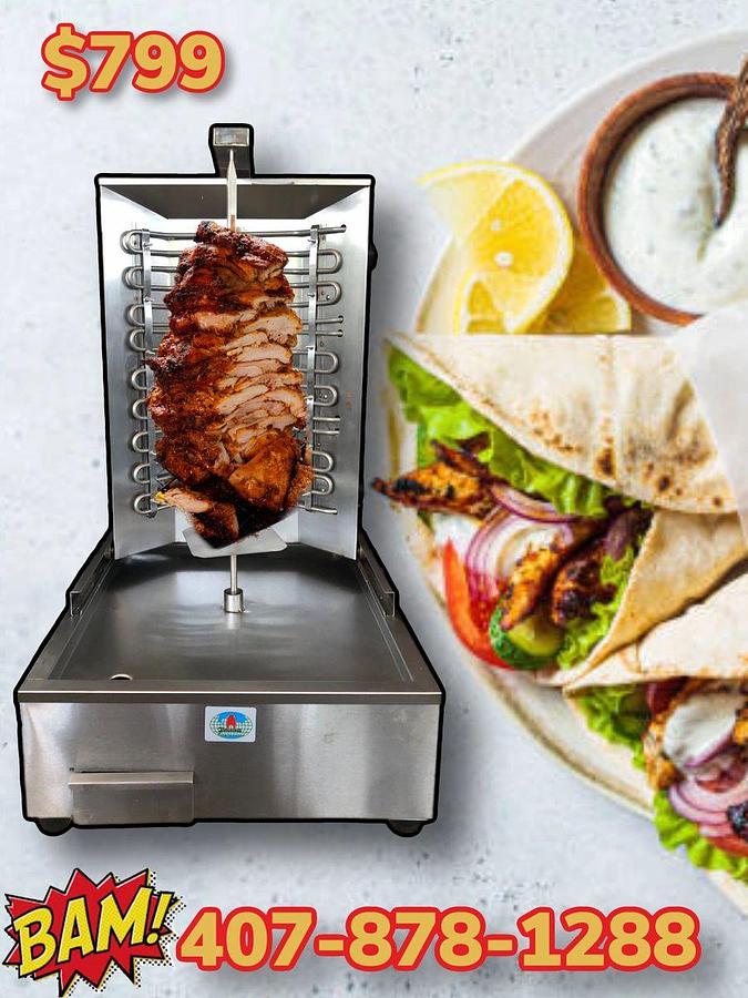 Electric Vertical Broiler / Gyro Grill / Commercial Electric Gyro / Shawarma Vertical Broiler