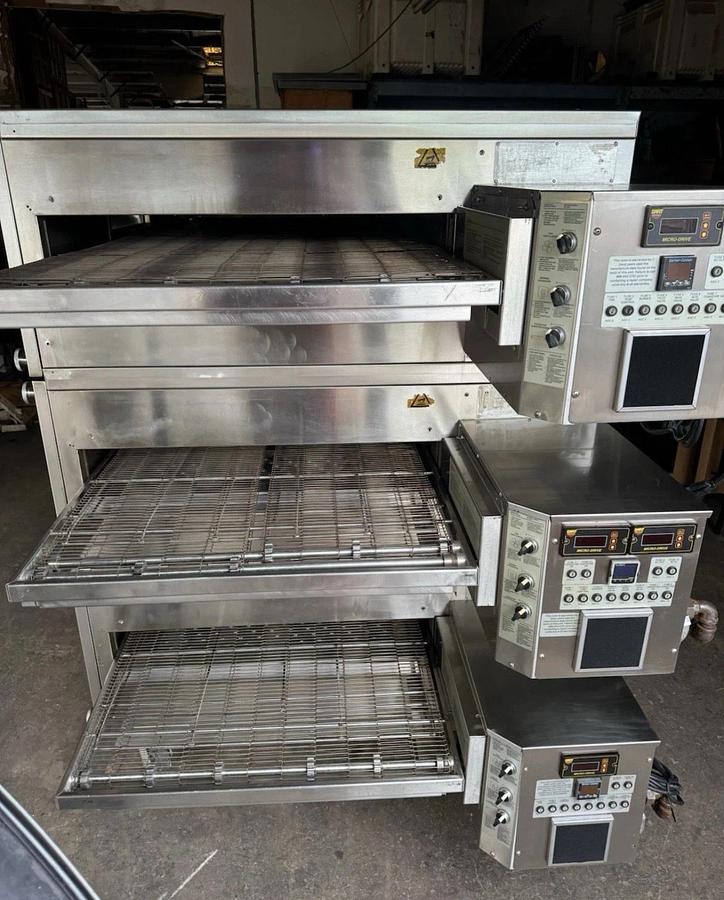 Refurbished XLT Pizza Oven Conveyor XLT 3270 Triple Stack Nat Gas CLEAN, TESTED, & WORKING!