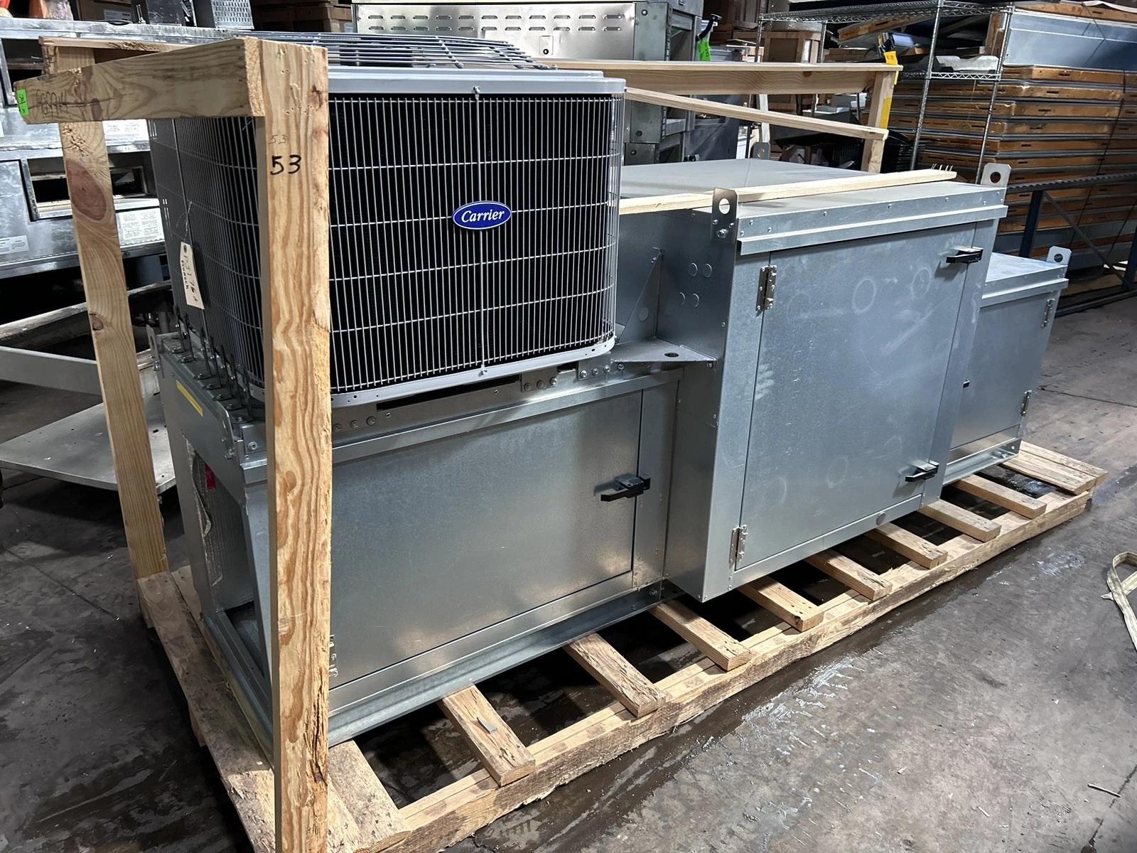 New Captive Aire Make Up Air Unit - With A/C Unit- 220v 1 Phase- 1350CFM