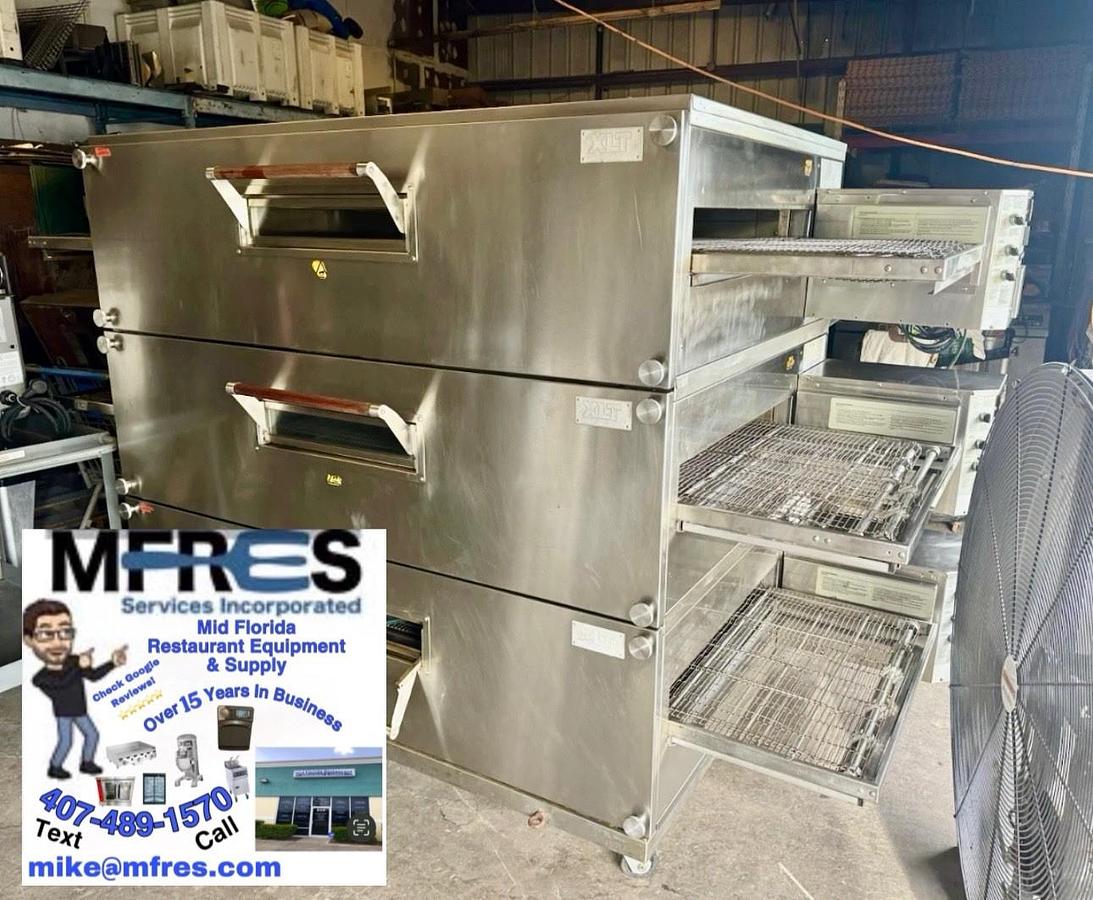 Refurbished XLT Pizza Oven Conveyor XLT 3270 Triple Stack Nat Gas CLEAN, TESTED, & WORKING!