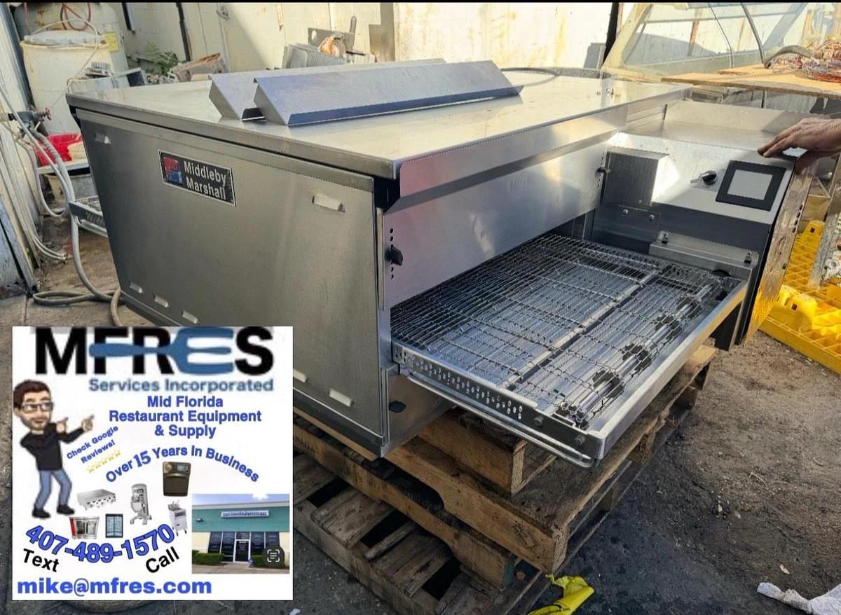 Refurbished 2022 Middleby Marshall PS638G-1 65" Gas Impingement Conveyor Oven - Natural Gas