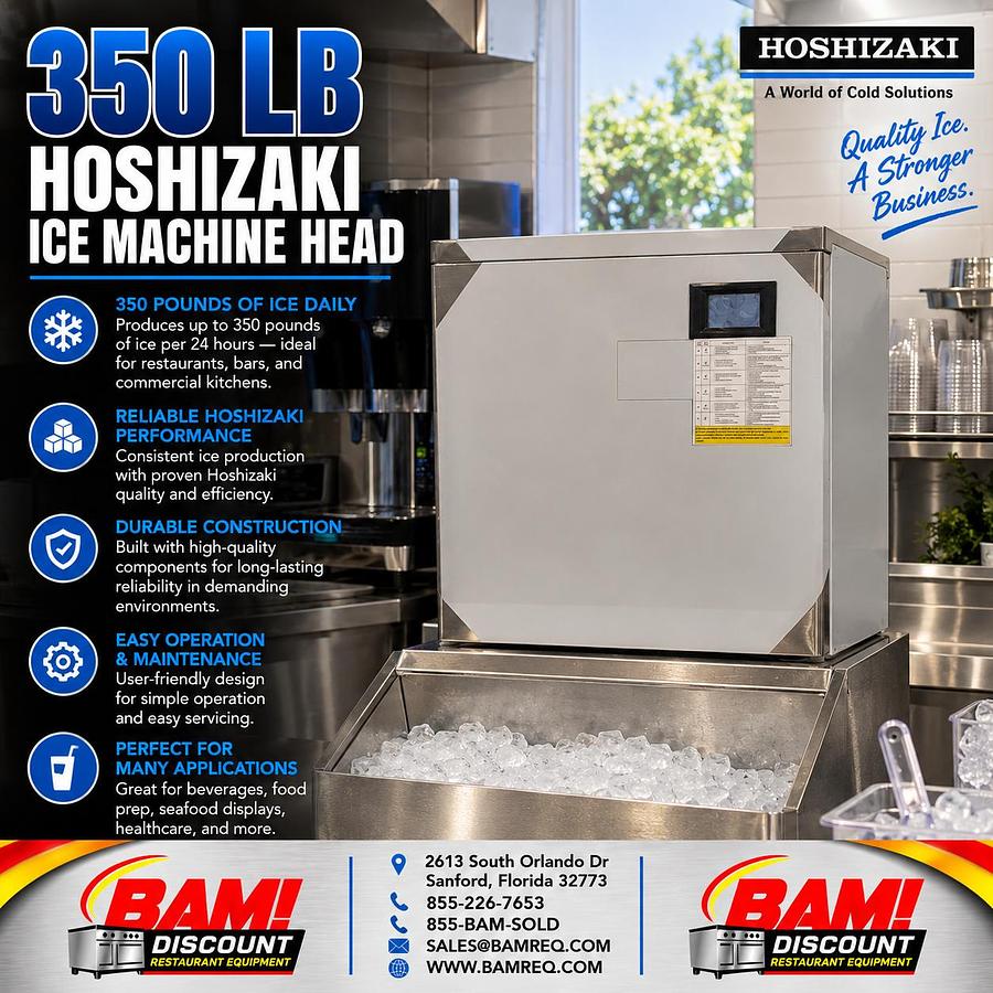 Hoshizaki 350 LB Commercial Ice Machine Head Ice Maker