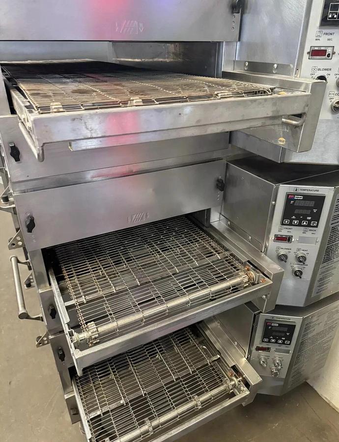 Refurbished 2017 Middleby Marshall PS536GS Triple Deck Conveyor Pizza Oven Nat Gas Nice!