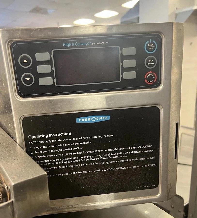 Refurbished TurboChef HHC2020 48" Electric Countertop Conveyor Oven - 208v/3ph Nice Shape!