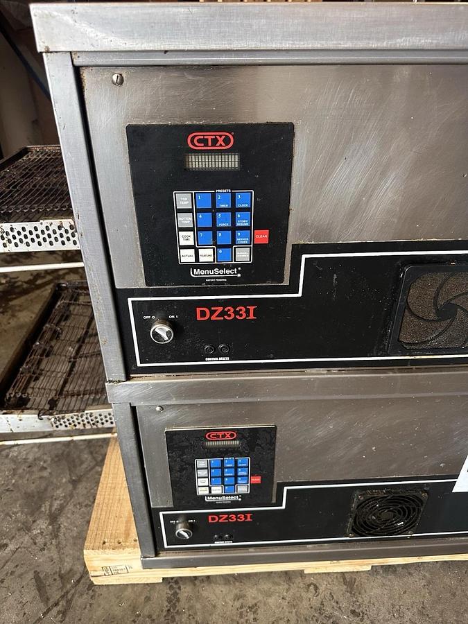 Refurbished 2019 Middleby Marshall CTX DZ33I Electric Pizza Conveyor Oven 208V 1/3 Phase