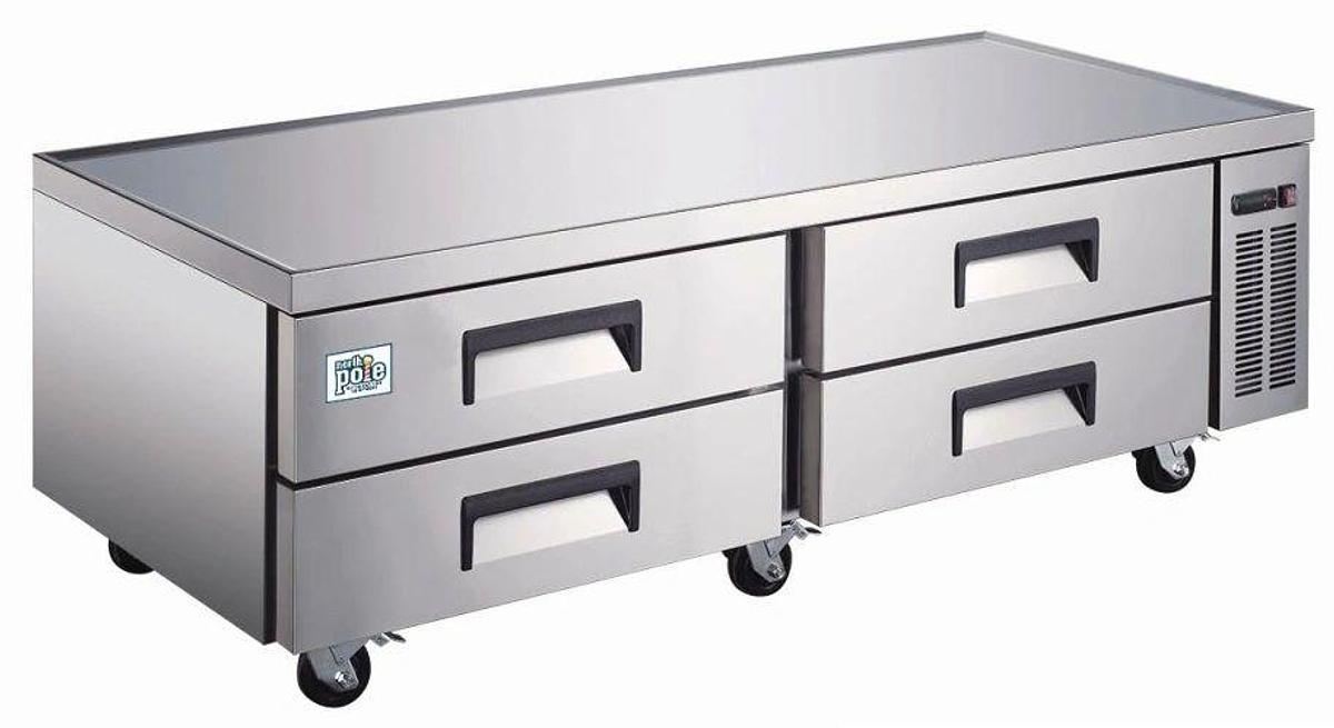 Elite Stainless Steel 72" Chef's Base