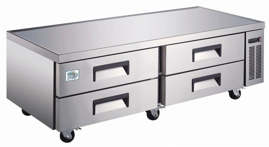 Elite Stainless Steel 72" Chef's Base