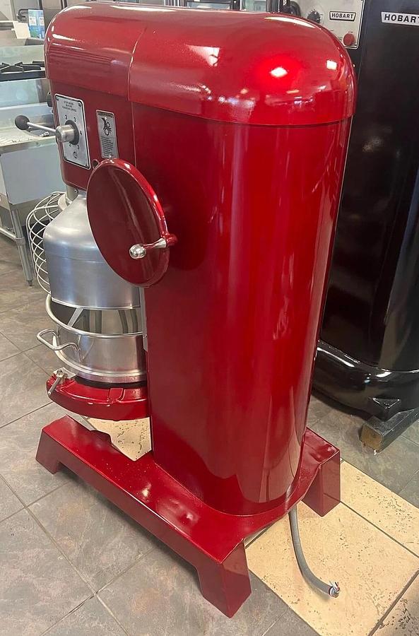 Used HOBART H600T 60 Qt Mixer 2HP 200V 3 Phase W/ New Bowl & Paddle BEAUTIFUL SHAPE!