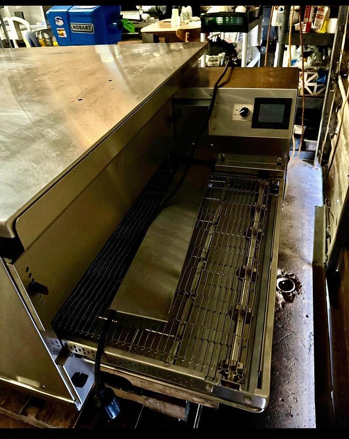 Refurbished 2022 Middleby Marshall PS638G-1 65" Gas Impingement Conveyor Oven - Natural Gas