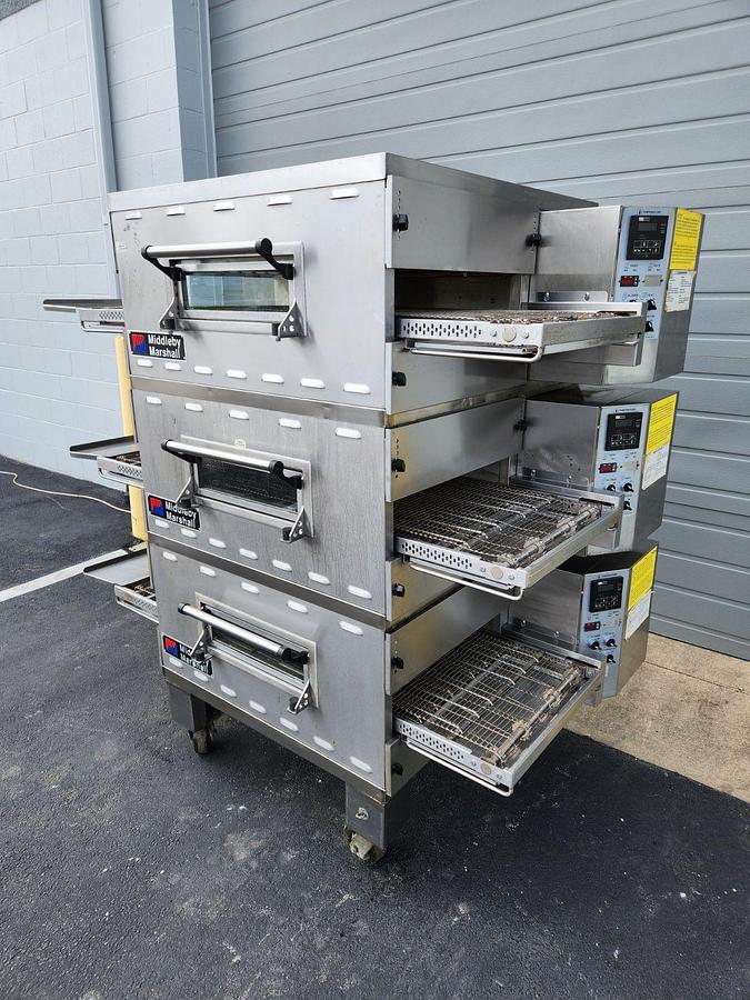 Refurbished 2022 Middleby Marshall CTX DZ33T Electric Pizza Conveyor Oven 208V 1/3 Phase