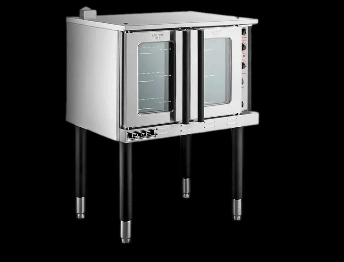 Elite ECE-200-Single Deck Standard Depth Full Size Electric Convection Oven - 208V- 60Hz 1 Phase, 9 kW