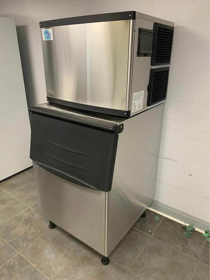 New Ice Machine 500lb with Stainless Steel Bin Air Cooled 115V