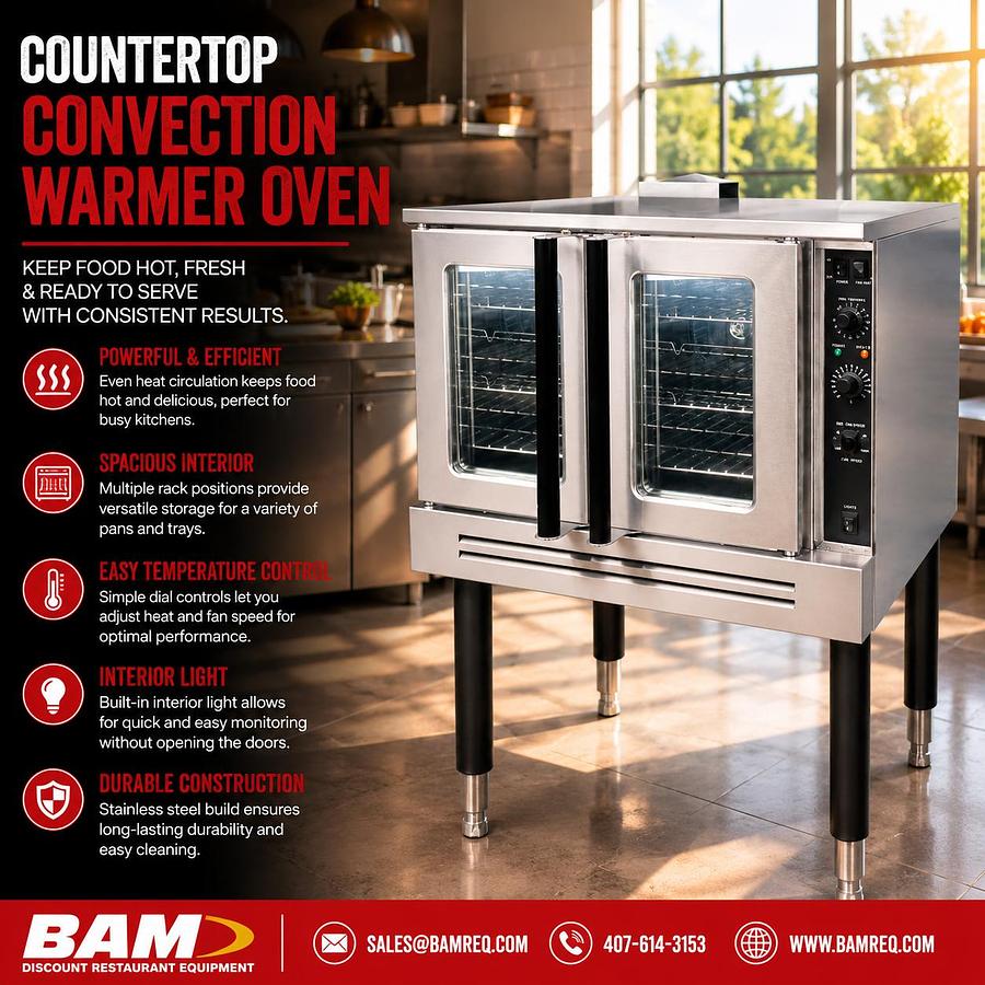 Full-Size Propane Convection Oven On Legs
