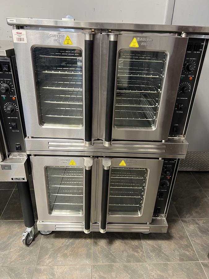 Electric Double Stack Commercial Convection Oven – Heavy-Duty Bakery & Restaurant Oven