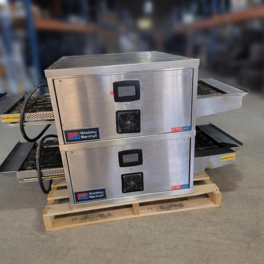Refurbished 2022 Middleby Marshall CTX DZ33T Electric Pizza Conveyor Oven 208V 1/3 Phase