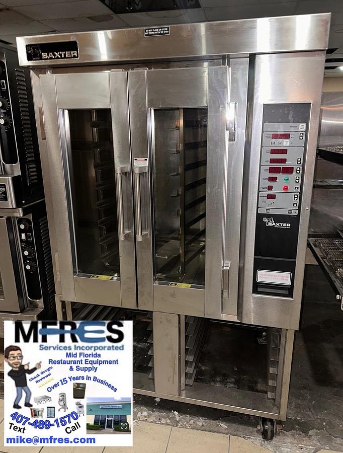 Refurbished BAXTER OV310E ELECTRIC Rotating Rack Oven  208V 3PH BEAUTIFUL SHAPE!