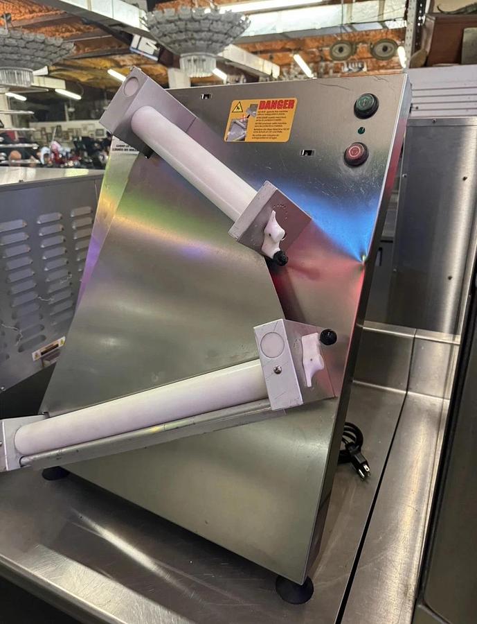 Used 2017 Doyon DL18DP Dough Sheeter w/ 2 Rollers Sheets Up To 17" Wide GREAT SHAPE!