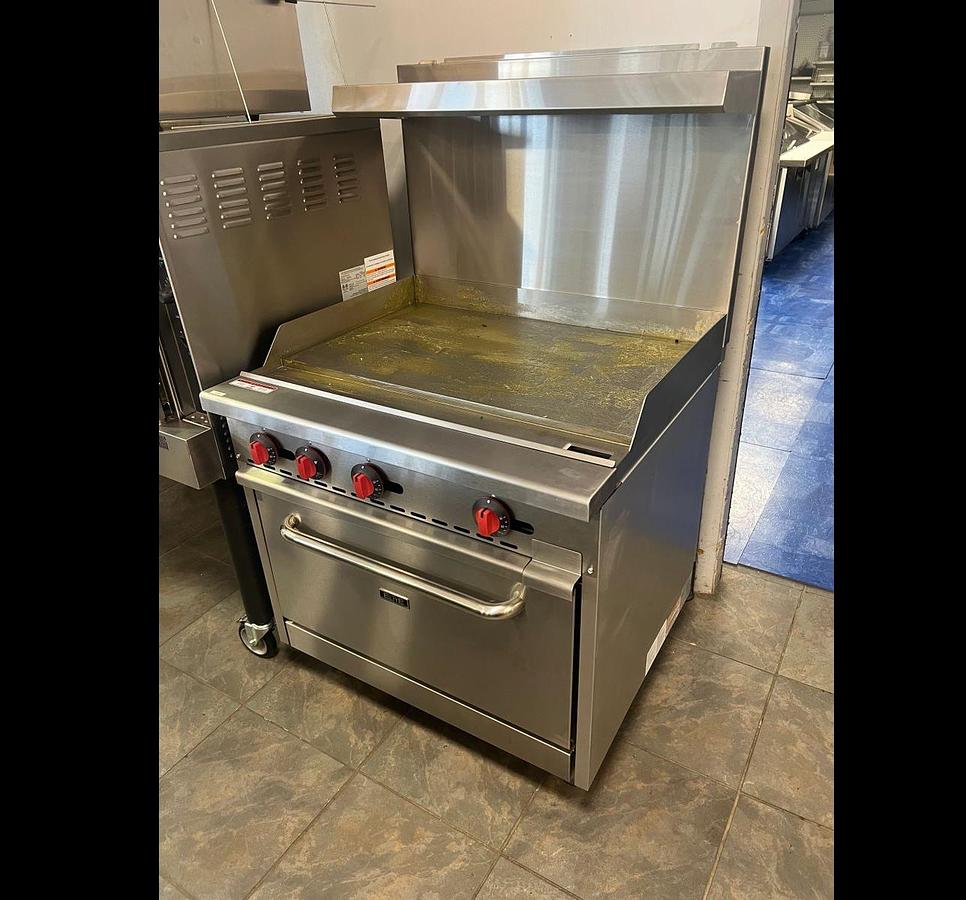ELITE 36" Gas Thermostatic Control Griddle with Oven