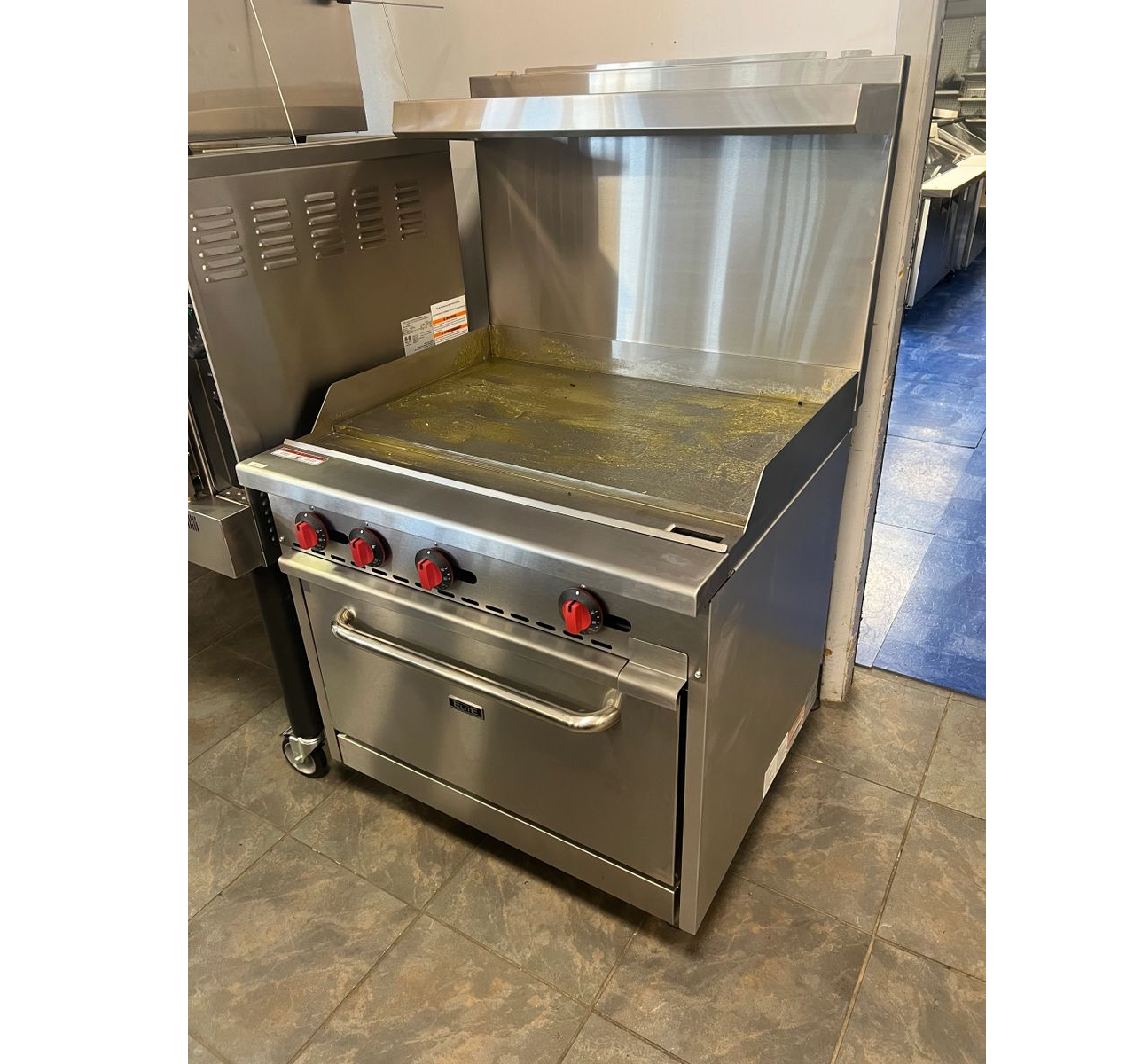 ELITE 36" Gas Thermostatic Control Griddle with Oven