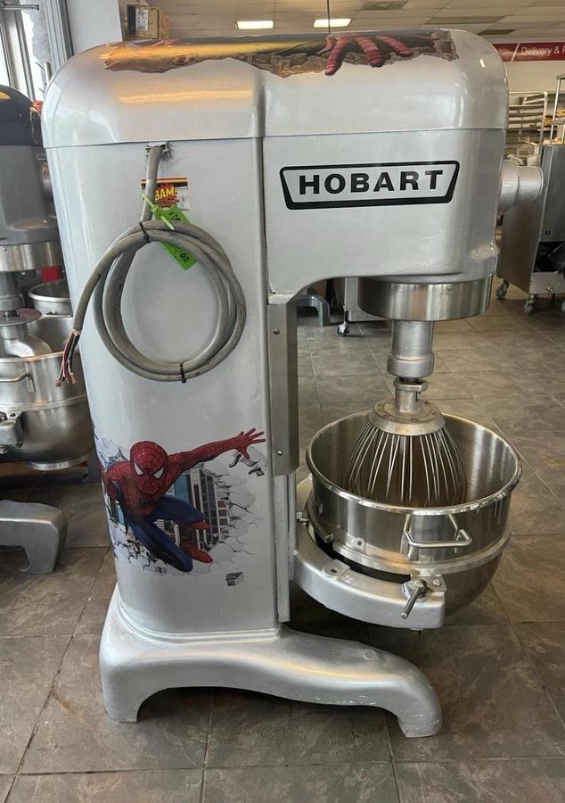 Used HOBART H600 60 Qt Mixer 1HP 220V 3 Phase Bowl & Whisk Included BEAUTIFUL SHAPE!